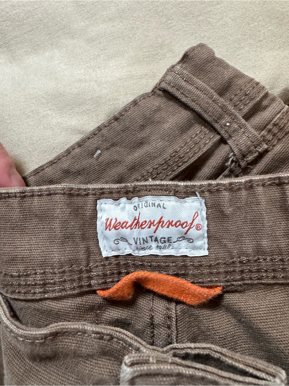 Men's Cargo Pants - Khaki, Brown, Olive - Picture 3 of 6